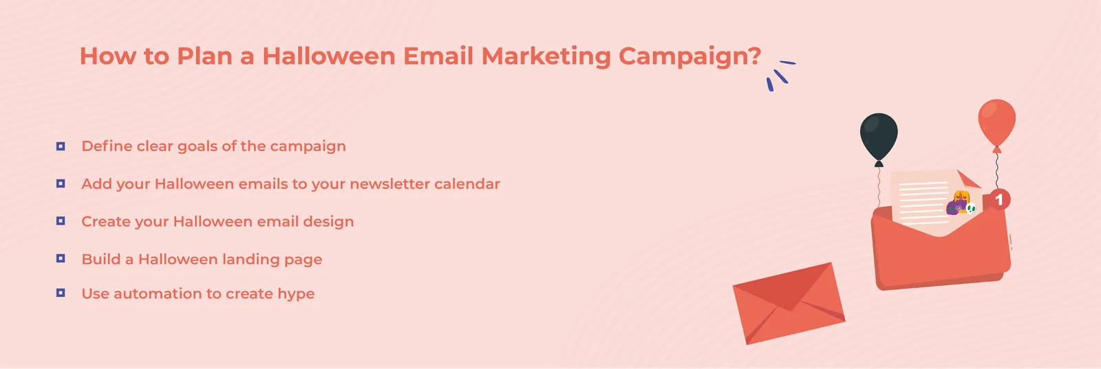 Infographic: How to plan a Halloween email marketing campaign?
