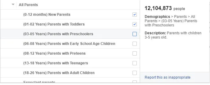 Facebook young parents