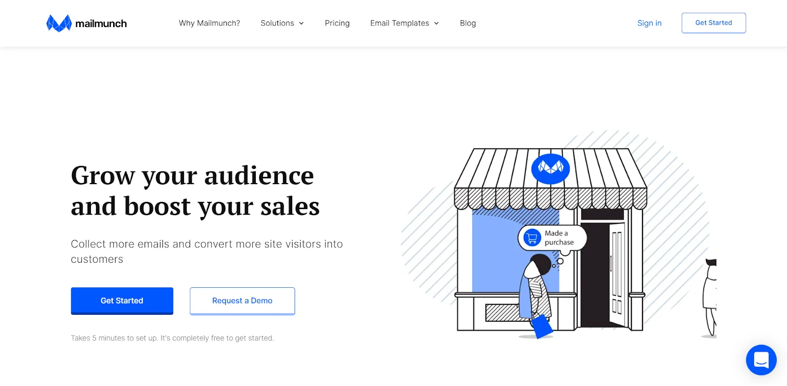 Marketing tool: Mailmunch