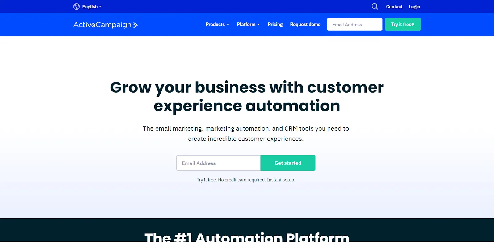 Marketing tool: ActiveCampaign