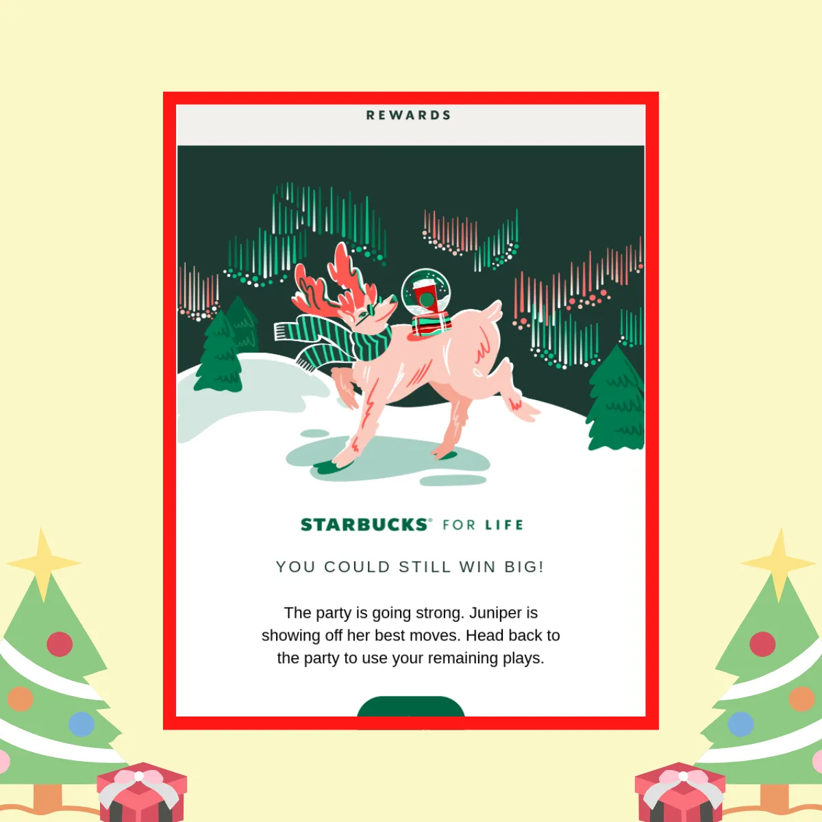 Top mood lifting Christmas emails: Starbucks