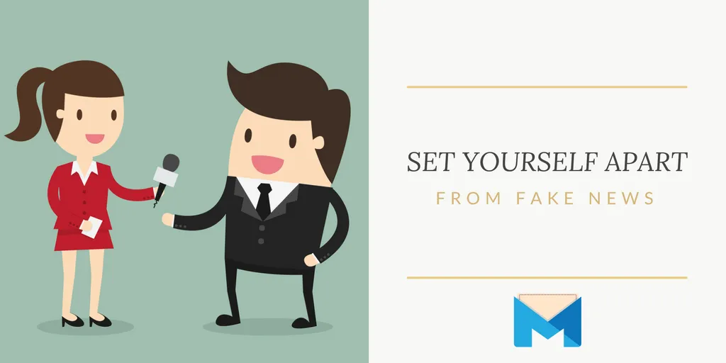 set yourself apart from fake news: illustrated interview