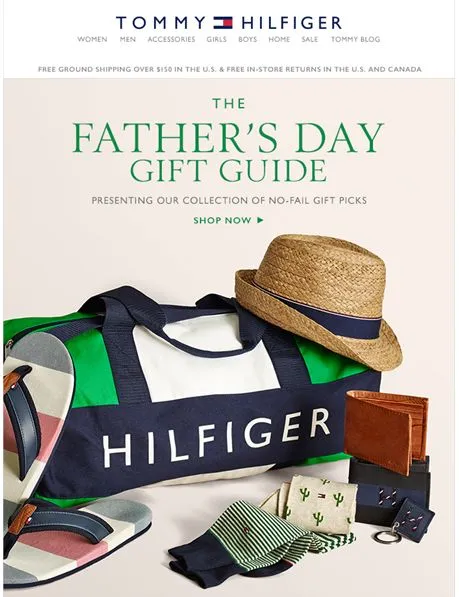 June newsletter ideas example: Father's Day