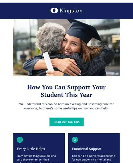Newsletter email format exmaple