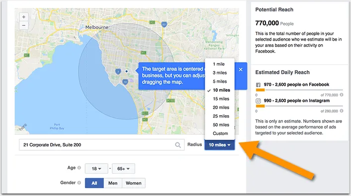 facebook map