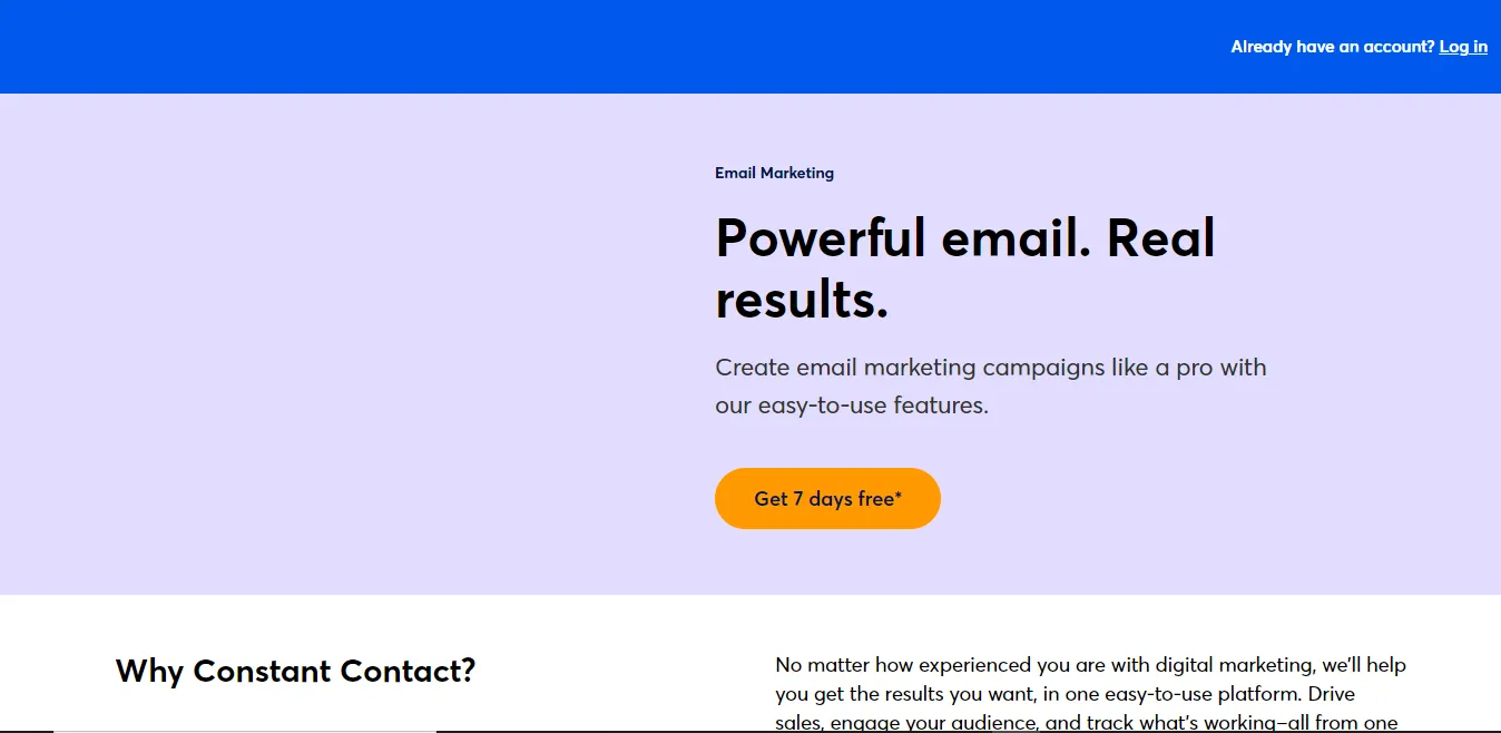 Best Mailchimp Alternative: Constant Contact