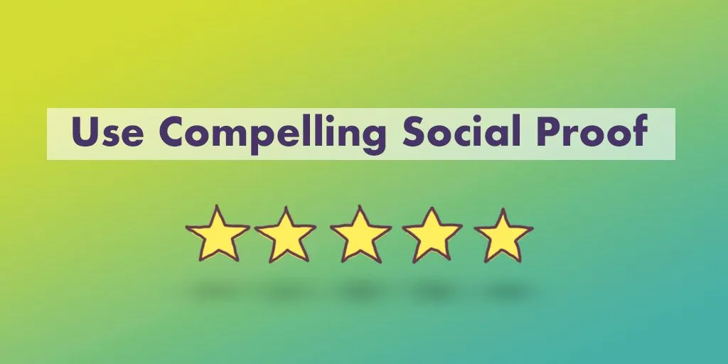 how to optimize landing page conversion rates social proof