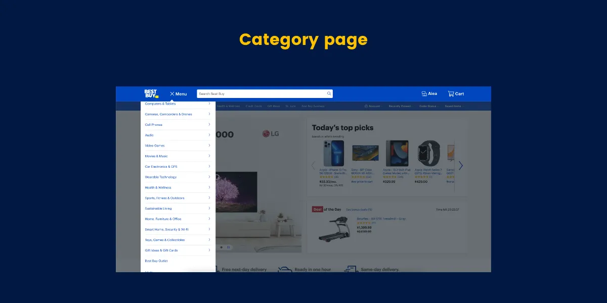 category page