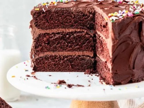 A chocolate cake