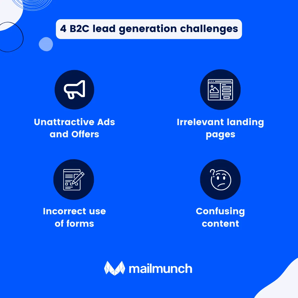 4 B2C lead generation challenges