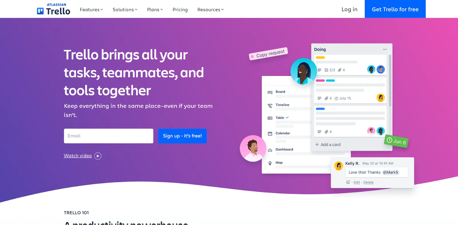 Marketing tool: Trello